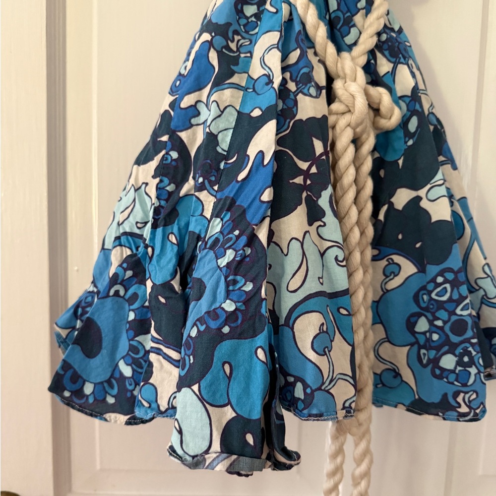 RHODE Casey Dress Size S | Blue Abstract Print | Boho Summer Dress - Picture 4 of 7